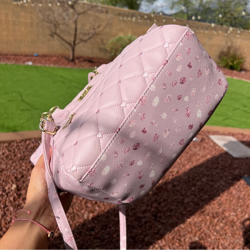 NWOT luv Betsey by Betsey Johnson | Lavender | purse crossbody quilted satchel - Picture 9 of 16